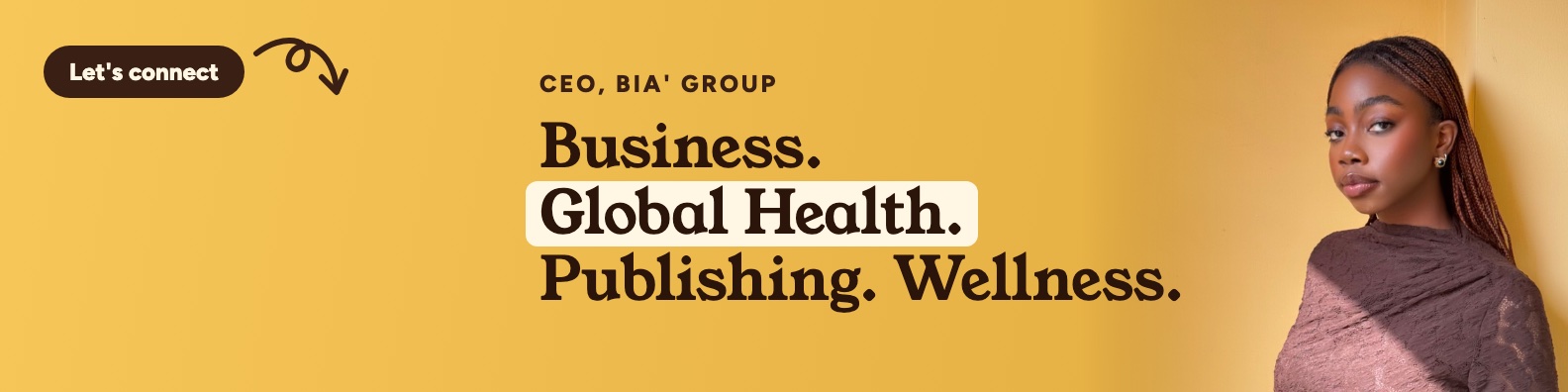 New LinkedIn banner for Bianca Obenwa
