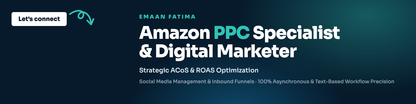 New LinkedIn banner for Emaan Fatima